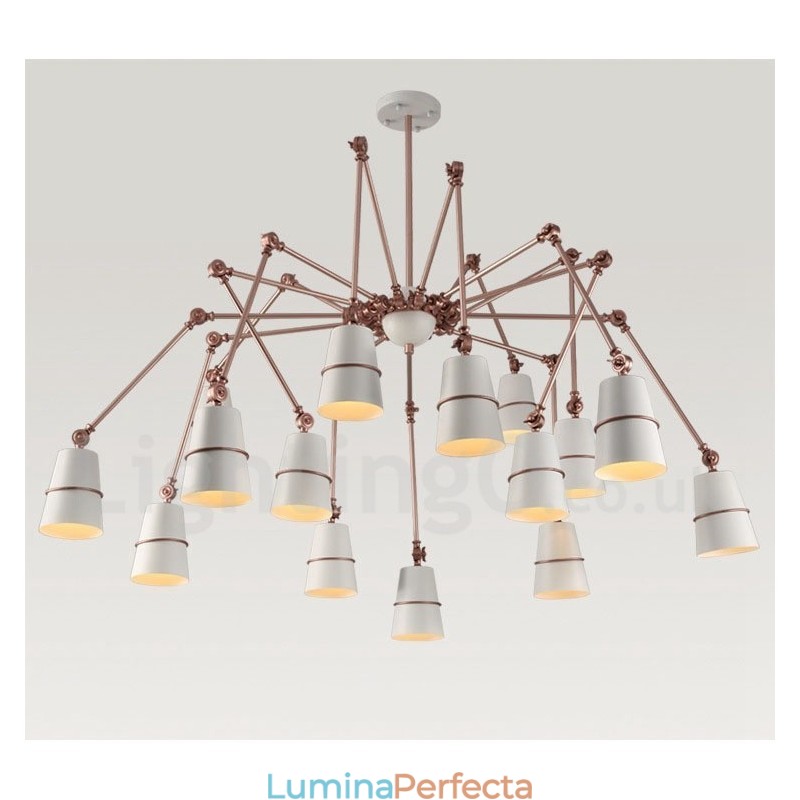 Candelabru modern contemporan cu 15 lumini