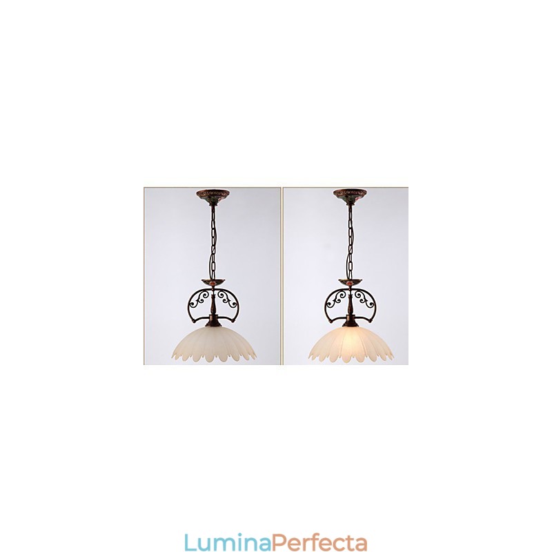 Lampă de iluminat cu suspendare de artă pictată manual retro Lampă de iluminat