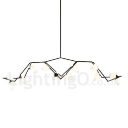 Candelabru modern contemporan cu 8 lumini
