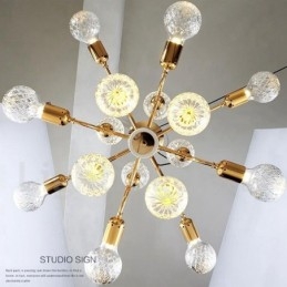 Candelabru cu 4 niveluri, modern și contemporan, cu 16 lumini