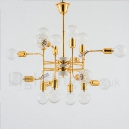 Candelabru cu 4 niveluri, modern și contemporan, cu 16 lumini