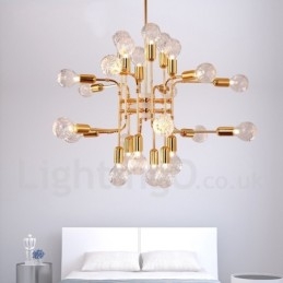 Candelabru cu 4 niveluri, modern și contemporan, cu 16 lumini