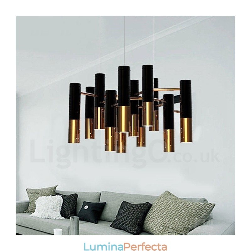 Candelabru modern, contemporan, cu 13 lumini, lampă cu un singur nivel