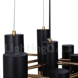 Candelabru modern, contemporan, cu 13 lumini, lampă cu un singur nivel