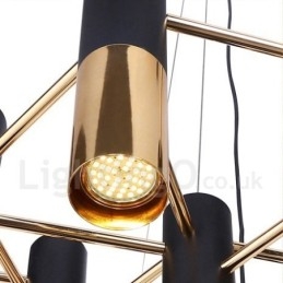 Candelabru modern, contemporan, cu 13 lumini, lampă cu un singur nivel