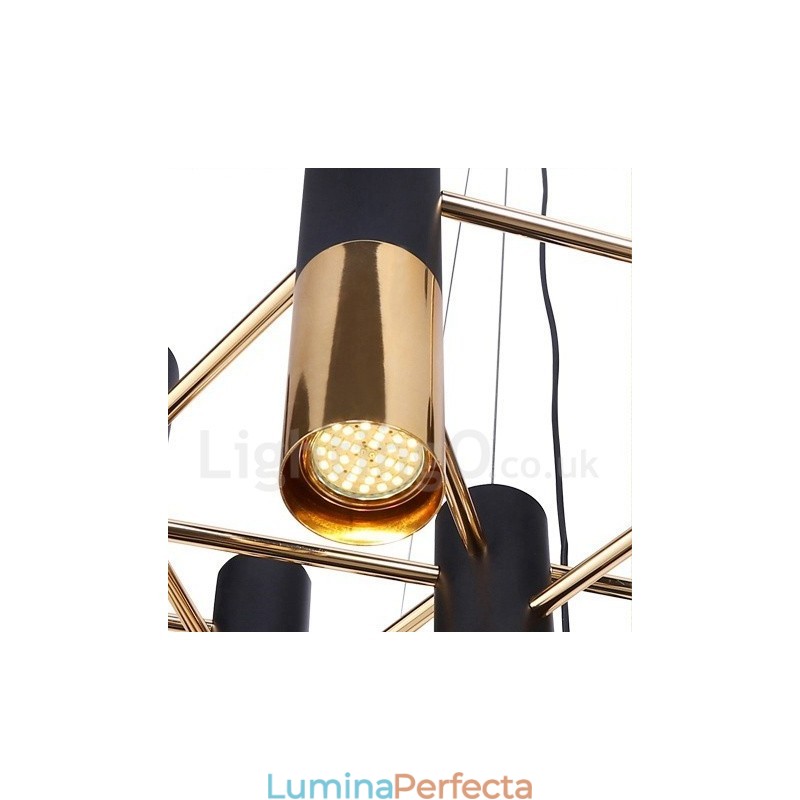 Candelabru modern, contemporan, cu 13 lumini, lampă cu un singur nivel