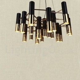 Candelabru modern, contemporan, cu 19 lumini, lampă cu un singur nivel