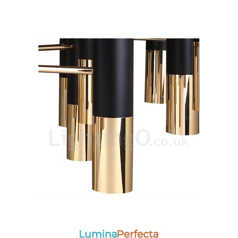 Candelabru modern, contemporan, cu 19 lumini, lampă cu un singur nivel