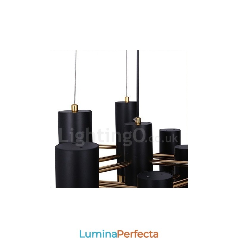 Candelabru modern, contemporan, cu 19 lumini, lampă cu un singur nivel