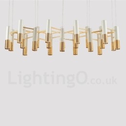 Candelabru modern contemporan cu 22 de lumini Lampă cu un singur nivel