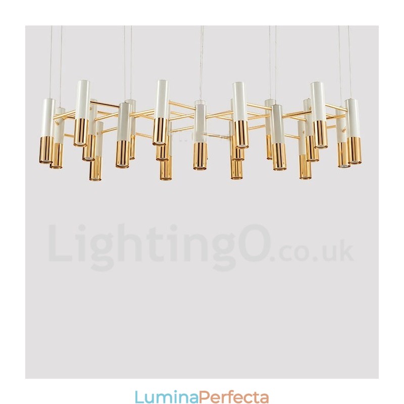 Candelabru modern contemporan cu 22 de lumini Lampă cu un singur nivel