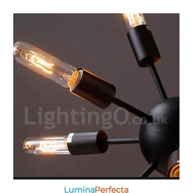 Candelabru Sputnik retro vintage cu 12 lumini