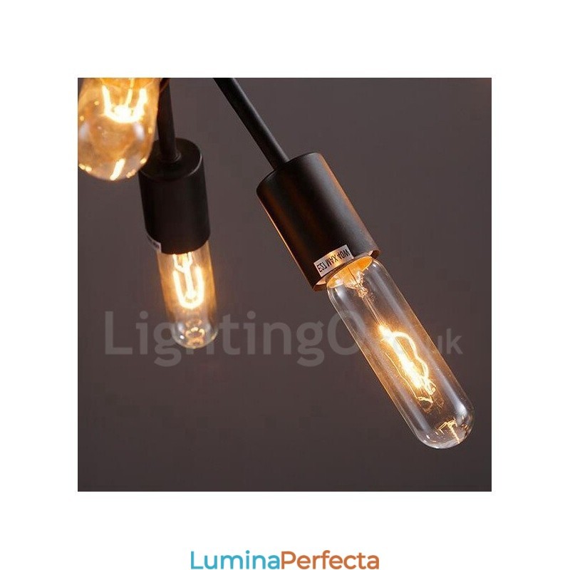 Candelabru Sputnik retro vintage cu 12 lumini