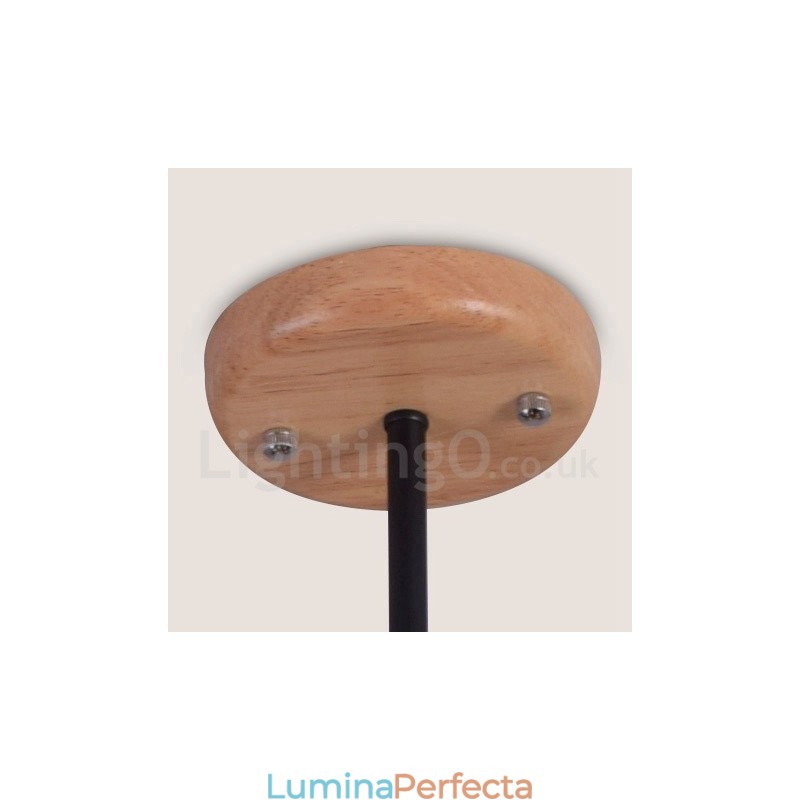 Candelabru din lemn cu un singur nivel, cu 3 lumini, stil modern și contemporan