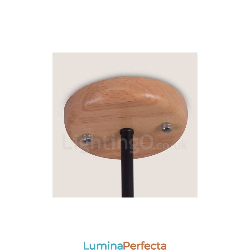 Candelabru din lemn cu un singur nivel, cu 8 lumini, stil modern și contemporan