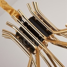 Candelabru cu 15 lumini, 2 niveluri, în stil modern și contemporan