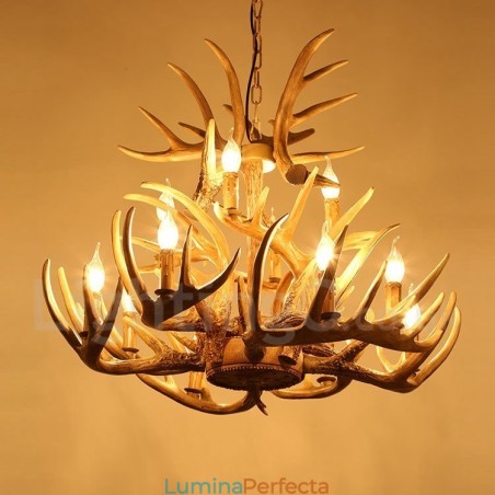Candelabru Vintage Country cu 12 lumini Candelabru Vintage Country cu 12 lumini