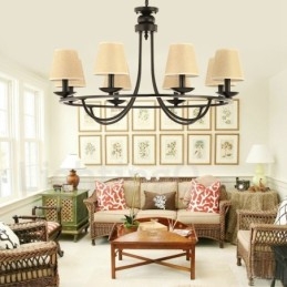 Candelabru Retro Country cu 8 lumini