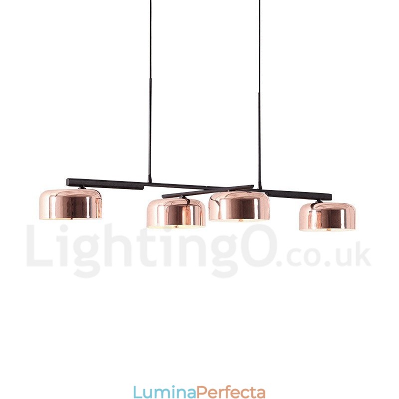 Candelabru cu 4 lumini, un singur nivel, modern și contemporan rotativ