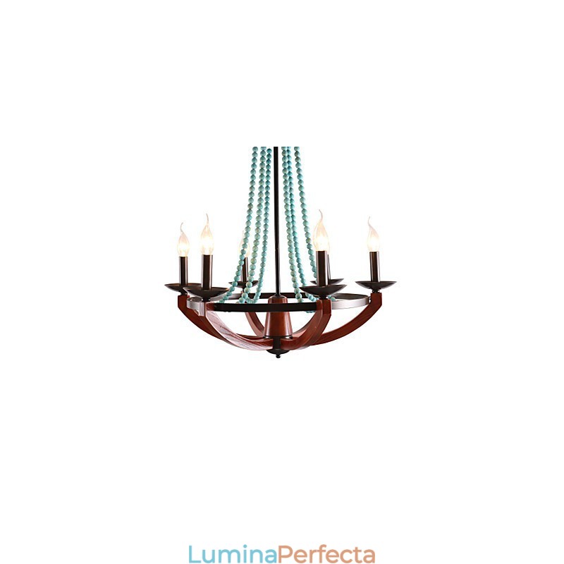 Bohemia 6 lămpi simple europene mediteraneene Țară americană de viață rurală britanică