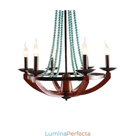 Bohemia 6 lămpi simple europene mediteraneene Țară americană de viață rurală britanică