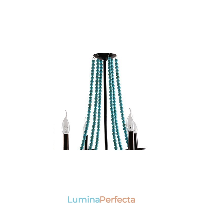 Bohemia 6 lămpi simple europene mediteraneene Țară americană de viață rurală britanică