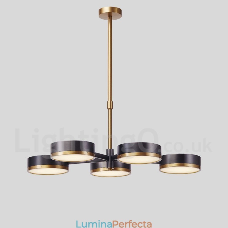 Candelabru modern contemporan cu 5 lumini