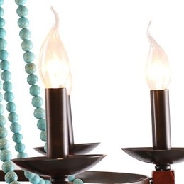 Bohemia 6 lămpi simple europene mediteraneene Țară americană de viață rurală britanică