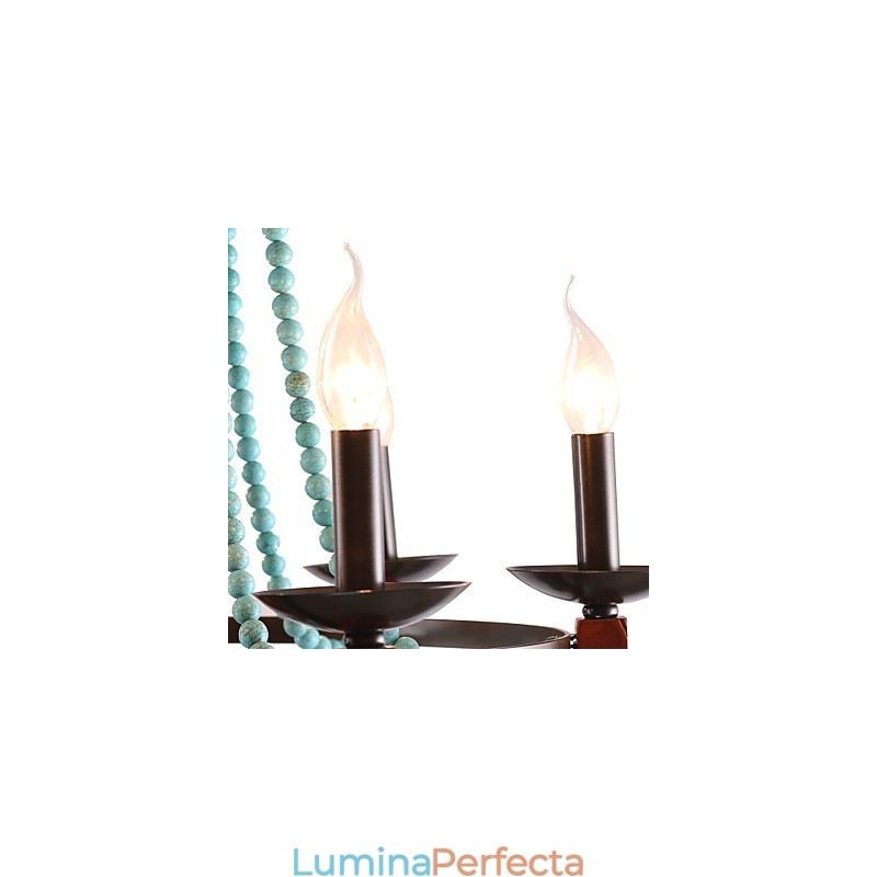 Bohemia 6 lămpi simple europene mediteraneene Țară americană de viață rurală britanică