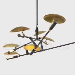 Lampă candelabru modern contemporan cu 8 lumini