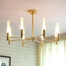 Candelabru modern rotativ cu 8 lumini