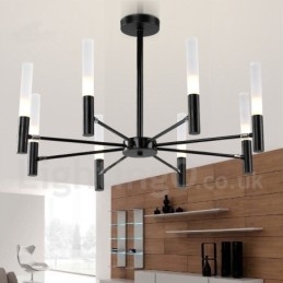 Candelabru modern rotativ cu 8 lumini