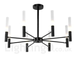 Candelabru modern rotativ cu 8 lumini