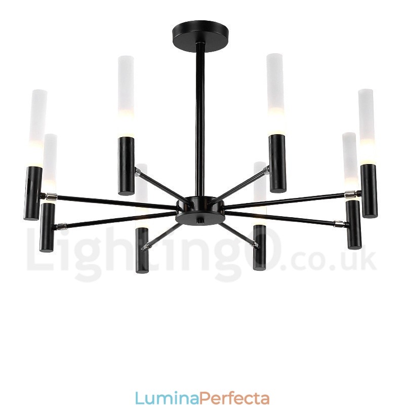 Candelabru modern rotativ cu 8 lumini