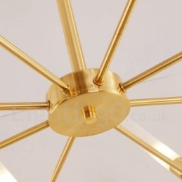 Candelabru modern rotativ cu 8 lumini