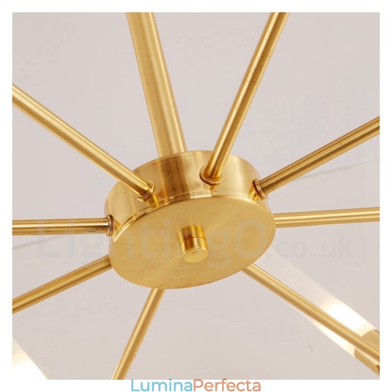 Candelabru modern rotativ cu 8 lumini
