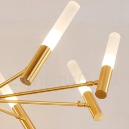 Candelabru modern rotativ cu 8 lumini