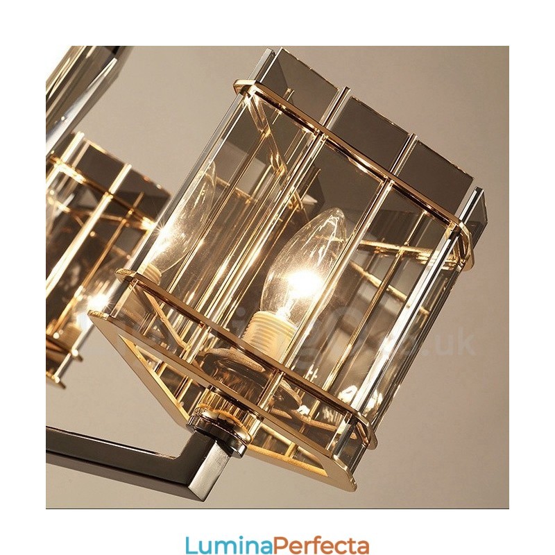Candelabru modern contemporan cu 3 lumini
