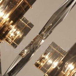 Candelabru modern contemporan cu 6 lumini