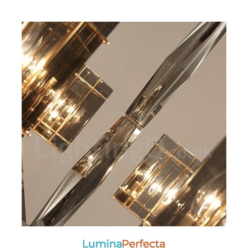 Candelabru modern contemporan cu 6 lumini
