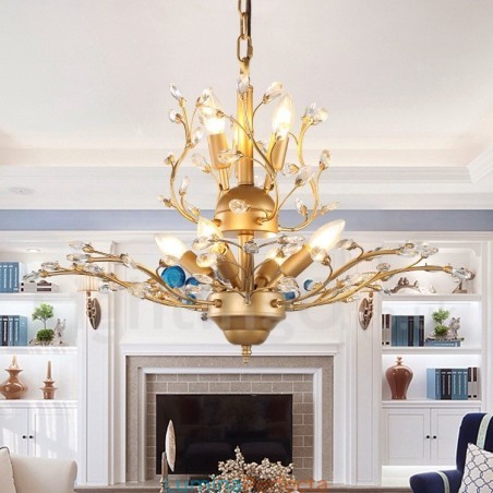 60 cm Înălțime 45 cm lățime Candelabru modern modern, cu 7 lumini 60 cm Înălțime 45 cm lățime Candelabru modern modern, cu 7 lumini