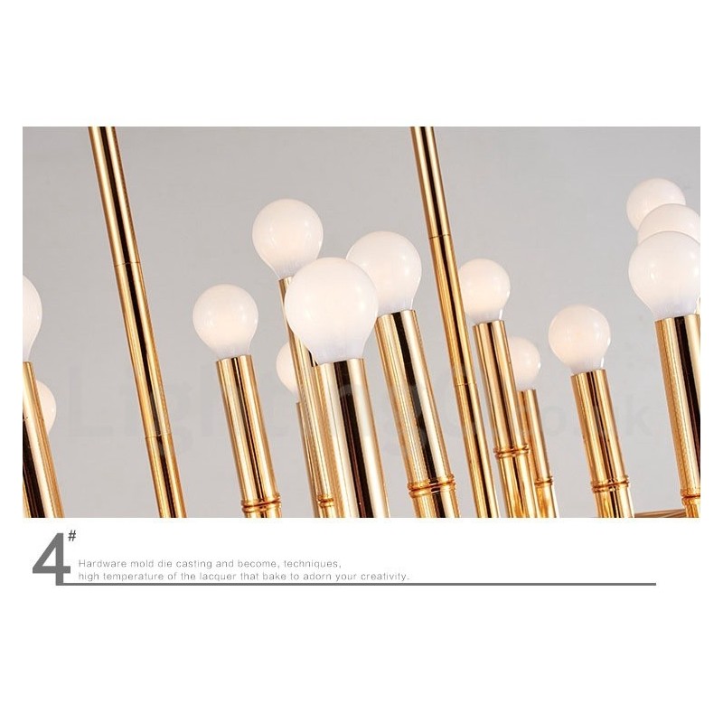 Candelabru modern contemporan cu 42 de lumini pentru lumină