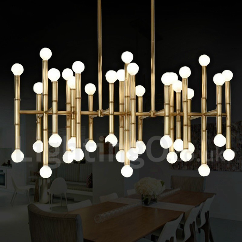 Candelabru modern contemporan cu 42 de lumini pentru lumină