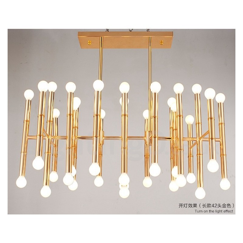 Candelabru modern contemporan cu 42 de lumini pentru lumină