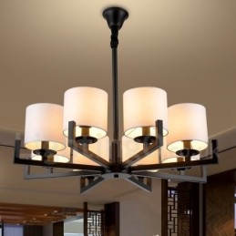 Lampă cu candelabru modern, contemporan, cu 8 lumini