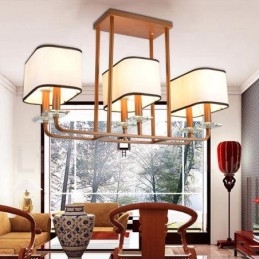 Lampă cu candelabru modern, contemporan, cu 6 lumini