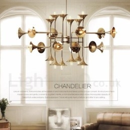 Candelabru cu 24 de lumini Lumină în stil modern și contemporan