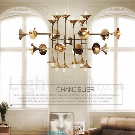 Candelabru cu 24 de lumini Lumină în stil modern și contemporan Candelabru cu 24 de lumini Lumină în stil modern și contemporan