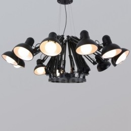 Lampă cu candelabru modern contemporan cu 12 lumini