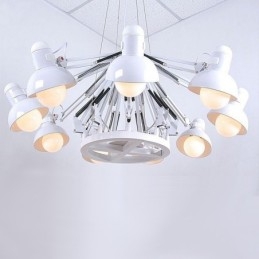 Lampă cu candelabru modern contemporan cu 12 lumini